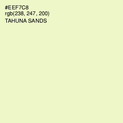 #EEF7C8 - Tahuna Sands Color Image